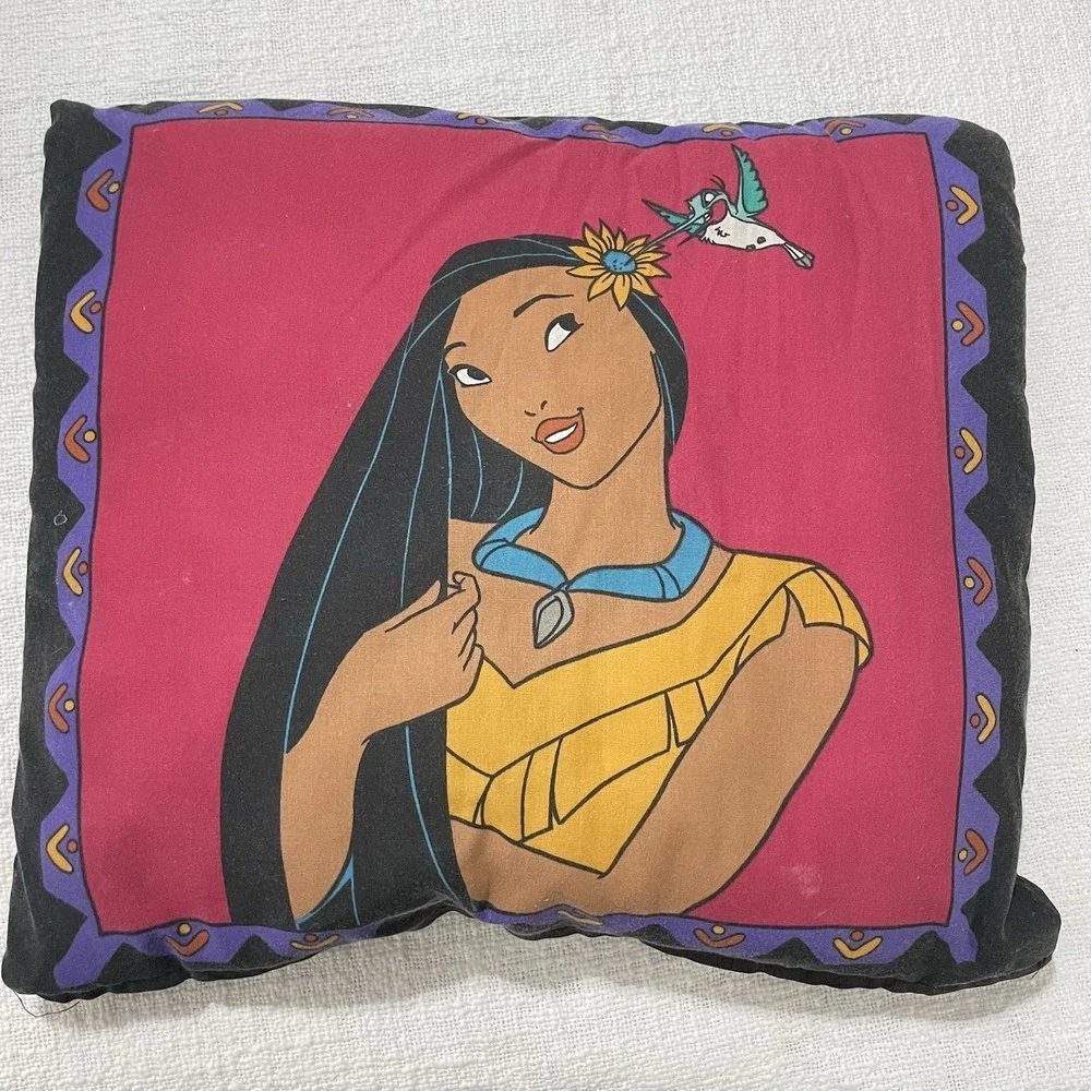 Vintage Pocahontas Pillow Rare‎ Throw Decorative Disney 90s 16